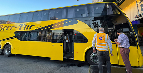 MTT valora aprobación de normativa que aumenta control de equipaje en buses interurbanos