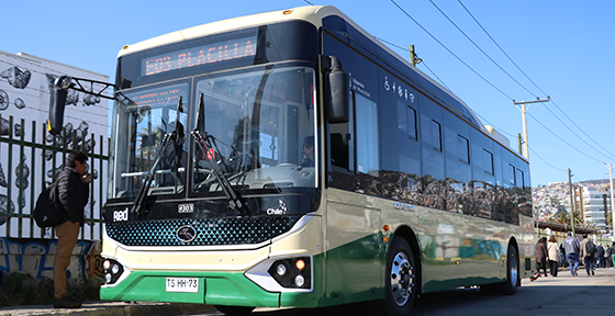 Primeros buses eléctricos del Gran Valparaíso inician su operación